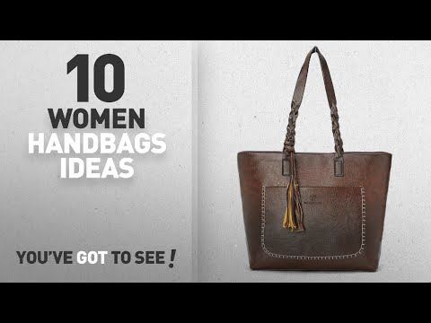Top 10 Bohemian Handbag [ Winter 2018 ]: OURBAG Women Vintage PU Leather Tote Shoulder Bag Handbag