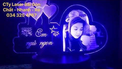 Khắc Hình ảnh đèn led. KHẮC CHÂN DUNG - ĐÈN LED Đèn Led 3d khắc hình ảnh nội dung theo yêu cầu