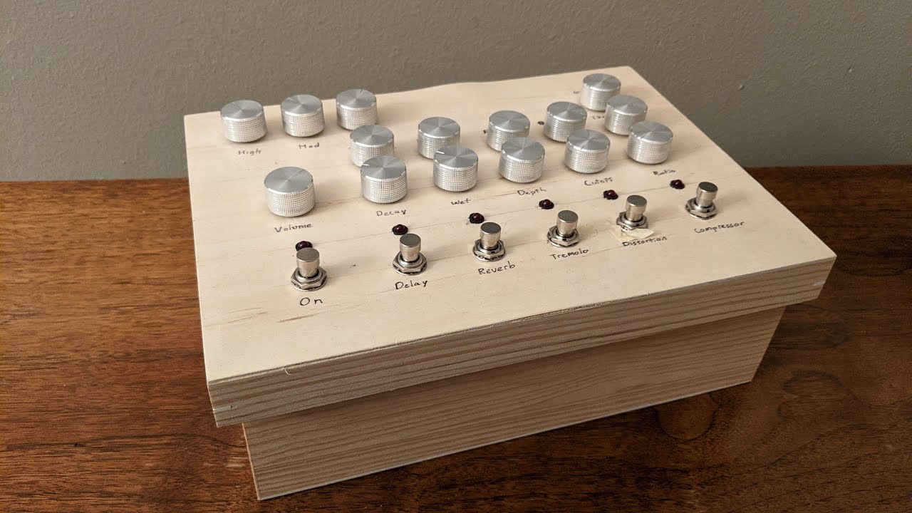 PureData Guitar Pedal for RaspberryPi Demo