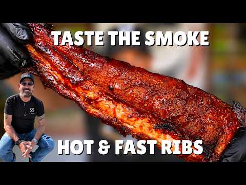 Hot & Fast Smoky Baby Back Ribs 🔥🍖 | Taste the Smoke