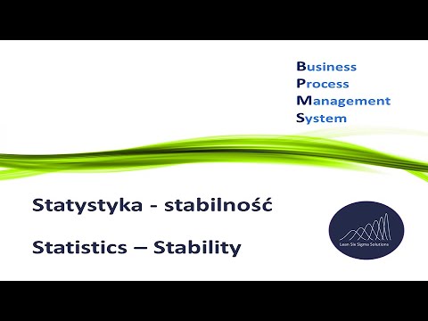 12. Statystyka - Stabilność procesu (Process Stability)