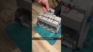 Lego engine loses a cylinder