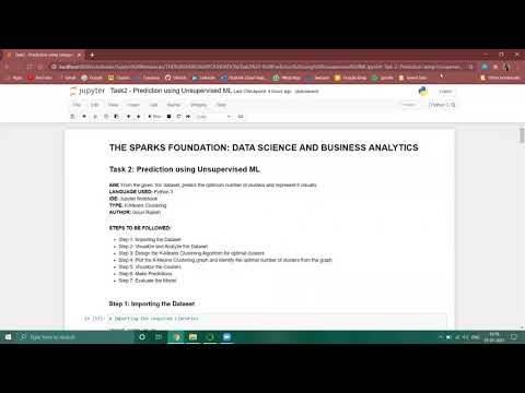 The Sparks Foundation: Task 2- Prediction using Unsupervised ML