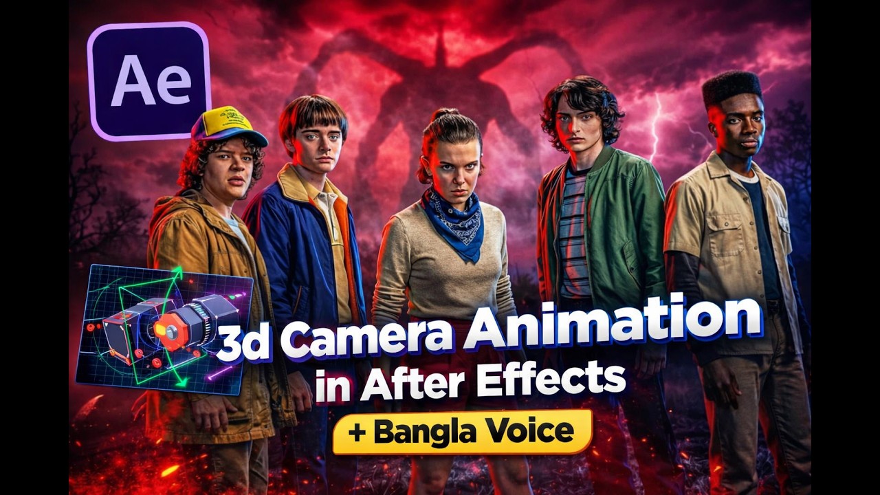3D Camera Animation শিখুন সহজভাবে | Bangla Tutorial - YouTube