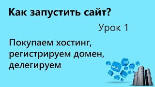 Как запустить сайт. Покупка хостинга и домена. Урок 1 Как запустить сайт. Покупка хостинга и домена. Урок 1