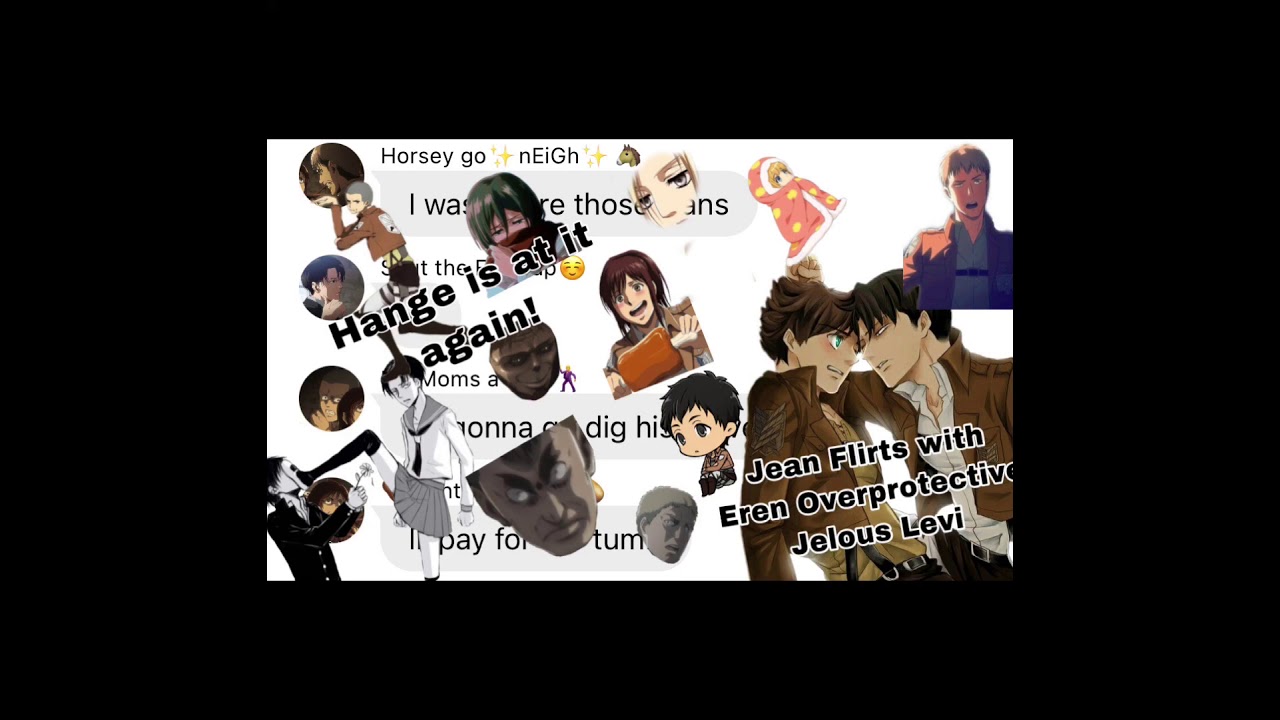 Jean flirts with eren prank on Levi?! (Fan requested) ft.Ereri/100 subscriber special! Ft.Zeke