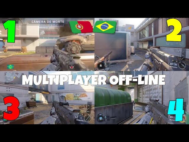 Multiplayer off-line CALL OF DUTY BLACK OPS 1,2,3, e 4 