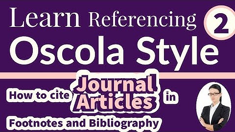 How to cite Journal Articles in Oscola Style Referencing | Oscola Guide Part 2 | UK LLM, UK LLB