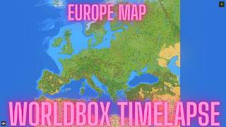 WORLDBOX TIMELAPSE: Europe Map (Insane Battle)