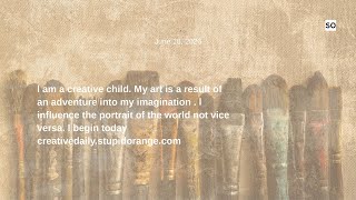 SSecure Creative Enteprenuer Mindset!, Say This- | June 18, 2026 | Stupid Orange Dubai