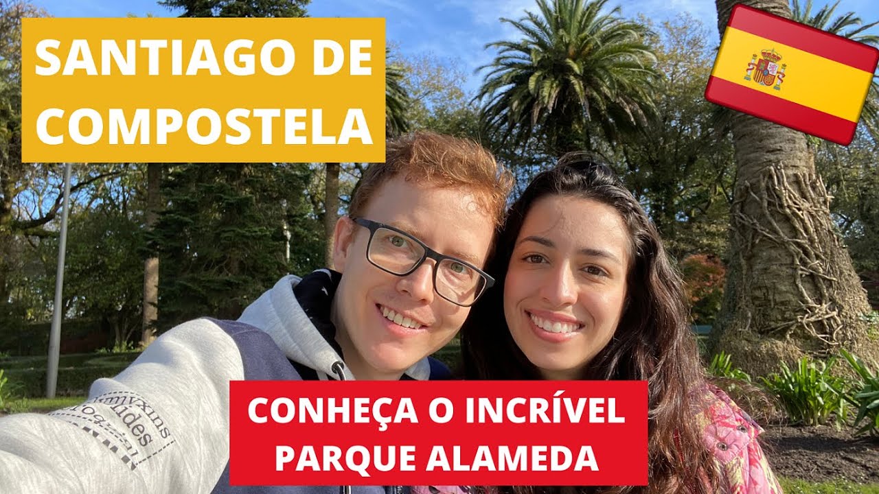 INCRÍVEL PARQUE em Santiago de Compostela | Parque ALAMEDA