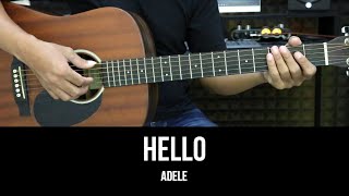 Hello - Adele | EASY Guitar Lessons for Beginners - Chord & Strumming Pattern
