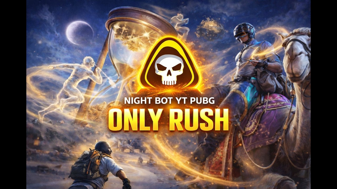 ONLY RUSH in Golden Moon Event 🌙🔥 | NIGHT BOT YT PUBG| PUBG LIVE #pubglive #bgmilive