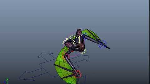 3D Animation - Bat Rig Playblast