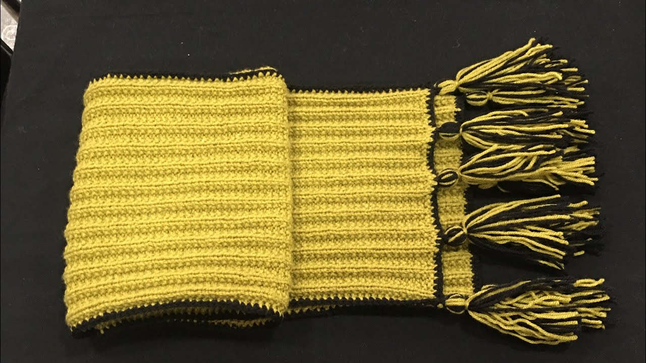 Hand Knitted Scarf (Muffler Comforter)