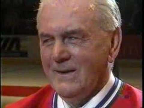 Last game at the Montreal Forum - Maurice Rocket Richard ovation