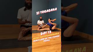 Ardha matsyendrasana ( Seated Twist Pose ) | Day 13 of 21 Days Yoga Tutorial | Iyengar Yoga
