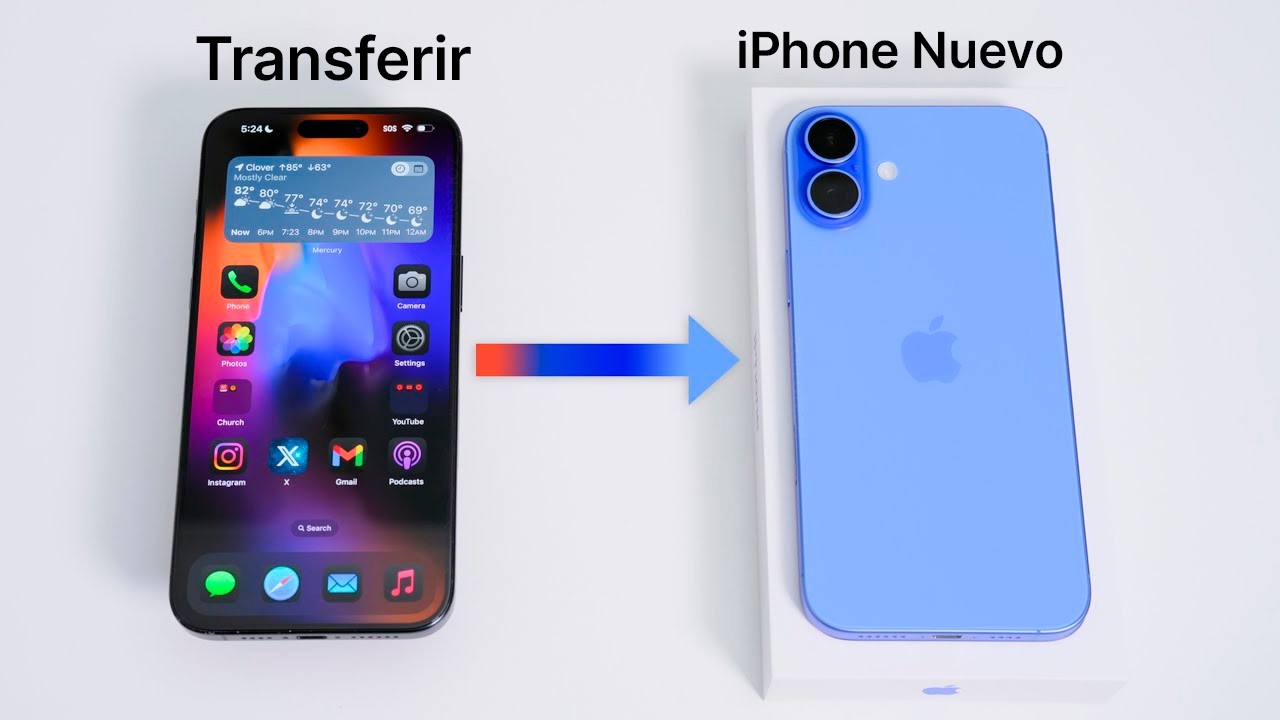 Cómo PASAR TODOS tus DATOS de un iPhone a otro iPhone (sin perder nada ...