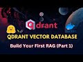 Get started with qdrant vector database build your first rag part 1