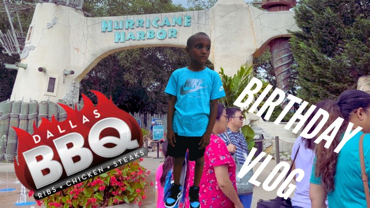 Nas 8th Birthday VLOG Hurricane Harbor NJ, Dallas BBQ's, Carnival in