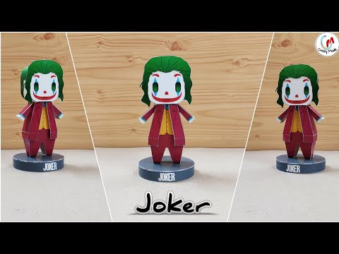 JOKER Movie Paper model || JOKER out of paper || JOKER 3D model || DIY Papercraft At Home