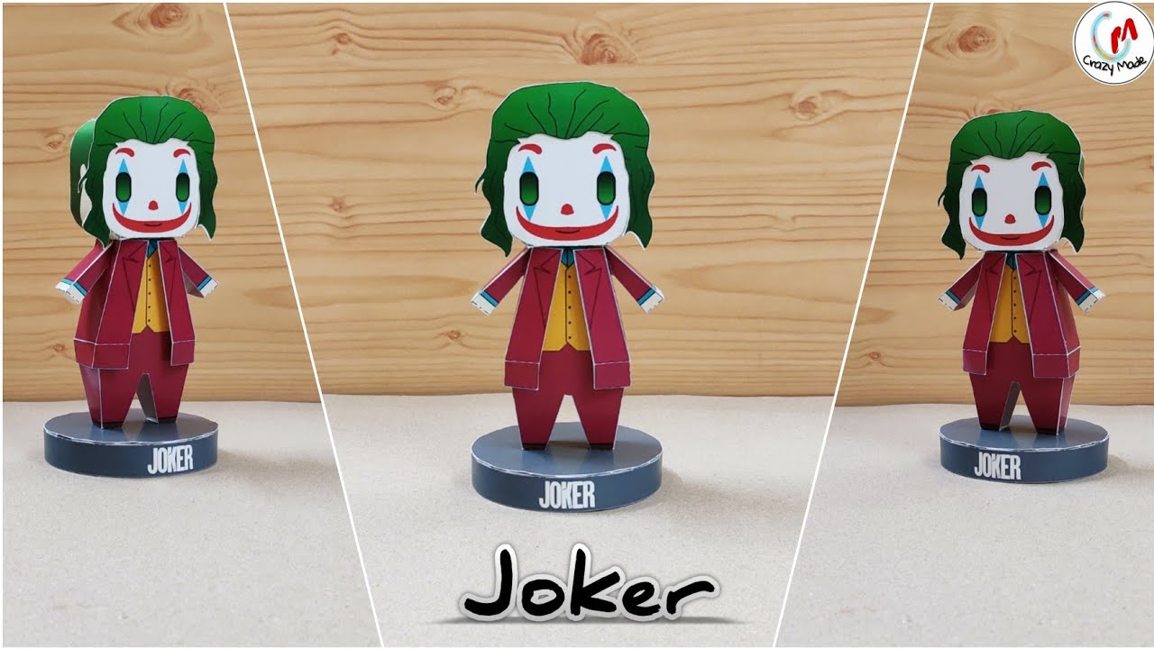 JOKER Movie Paper model || JOKER out of paper || JOKER 3D model || DIY ...