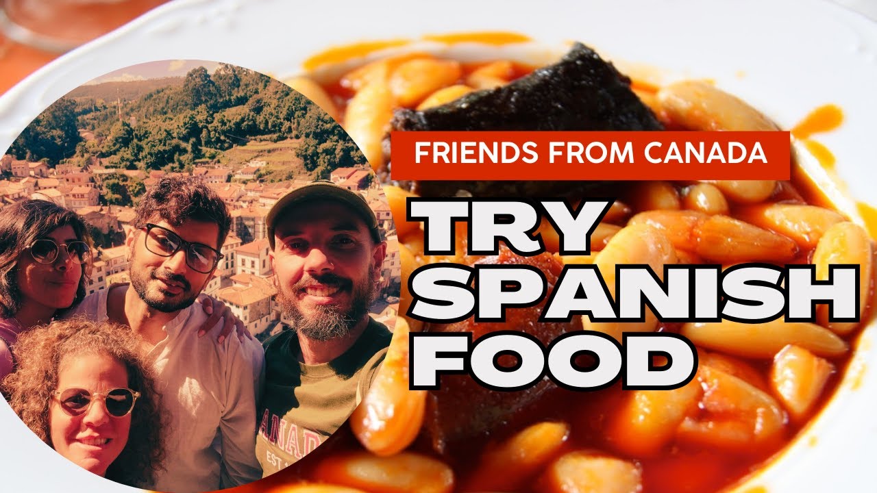 Canadian Friends React to Spanish Food in Asturias 🇪🇸 🇨🇦