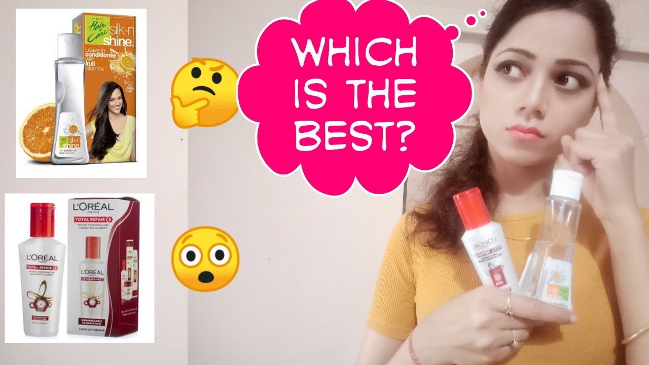 Silk & Shine VS Loreal Hair Serum - YouTube