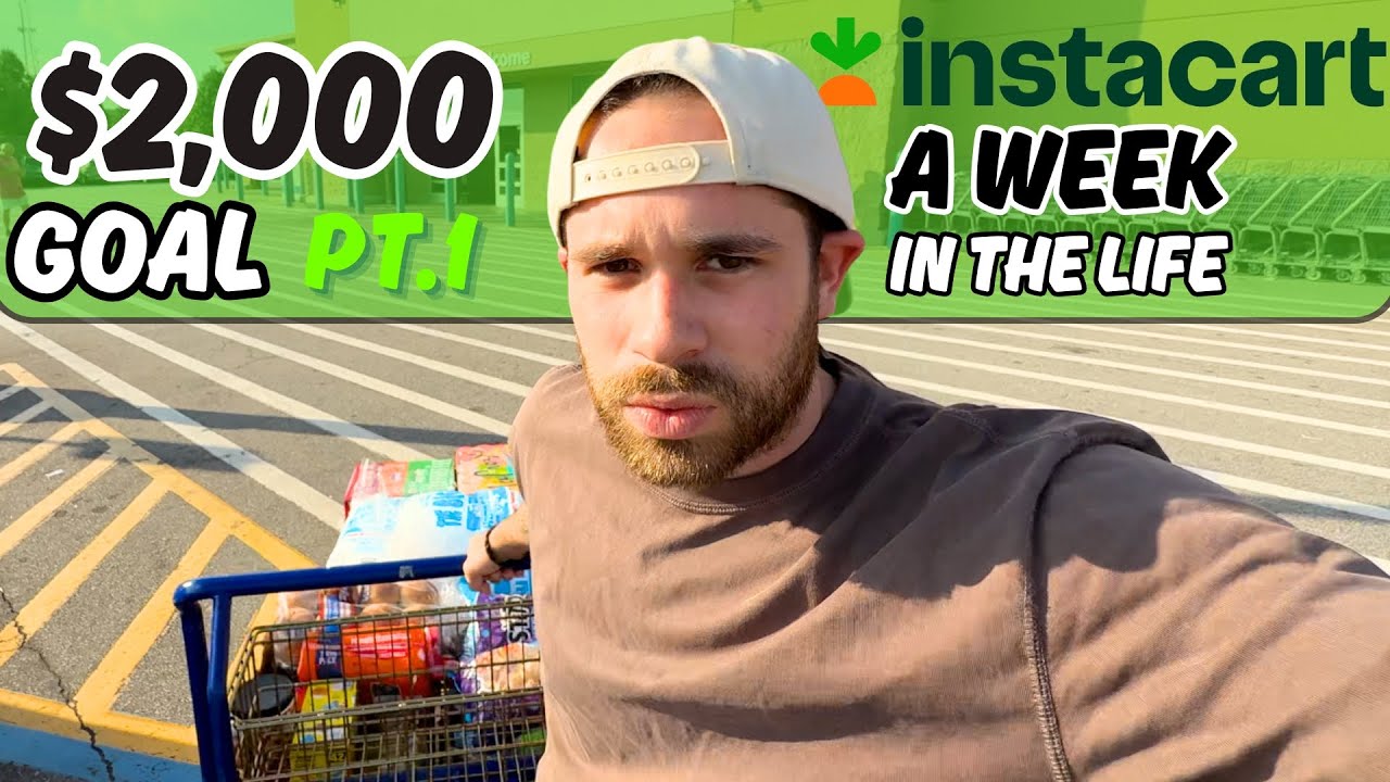 A Week in the Life Instacart Shopper 2025 | $2,000 Step by Step (PART 1)