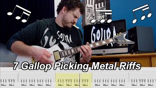 7 Gallop Picking Metal Riffs to Practise