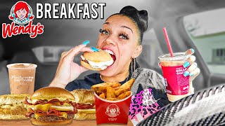 Trying The ENTIRE Wendys BREAKFAST Menu!!