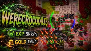 350+ ED/MS Werecrocodiles Hunt | 5kk exp / 1kk gold [RAPID RESPAWN]