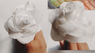 How To Make A Tissue Paper Rose Flowerby Craftslia