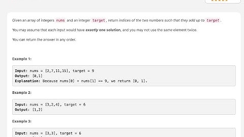 Leetcode Two SUM - Asked by Facebook, Google, Amazon