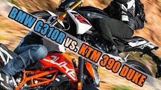 2018 BMW 310R vs KTM 390 Duke