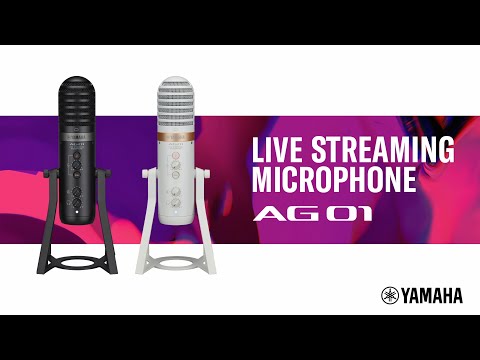 AG01 Streaming Loopback Audio USB Microphone - Yamaha USA