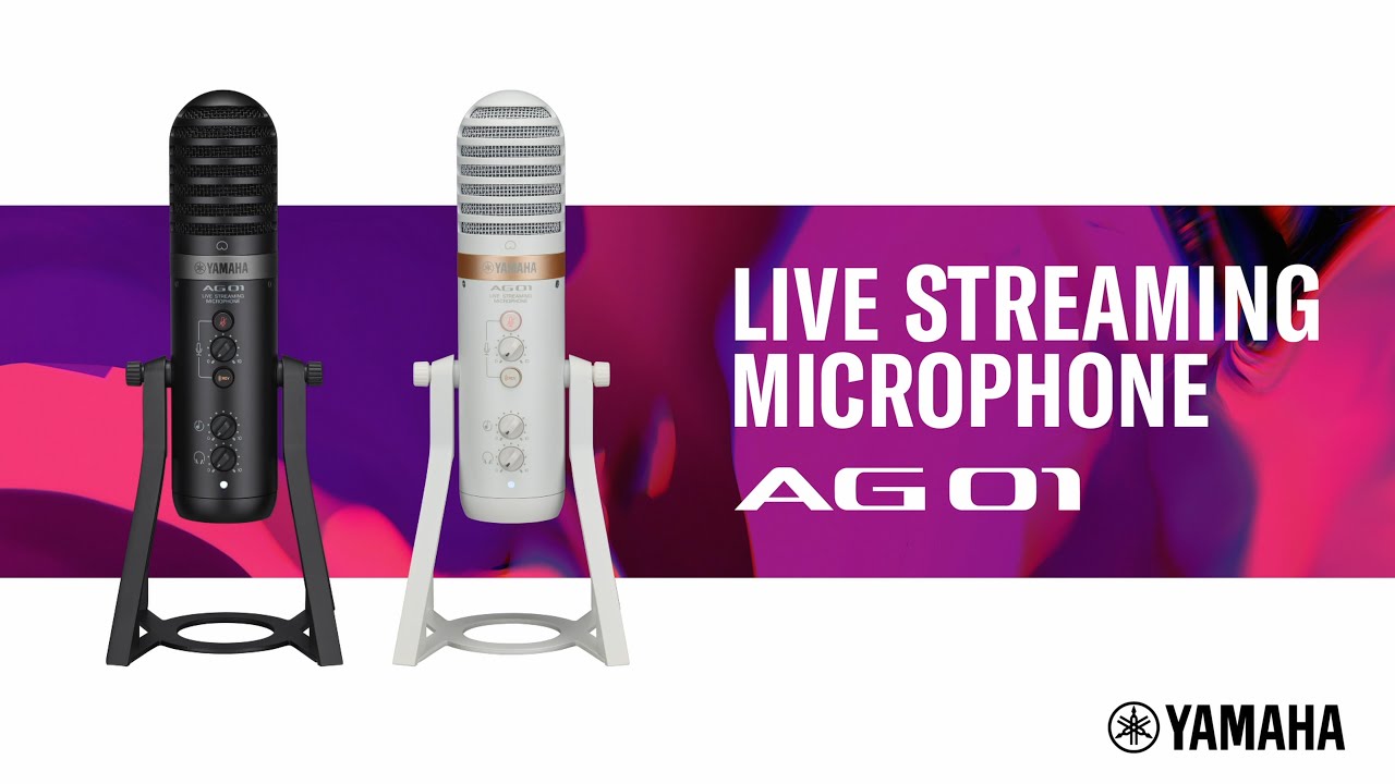 Yamaha Live Streaming USB Microphone: AG01