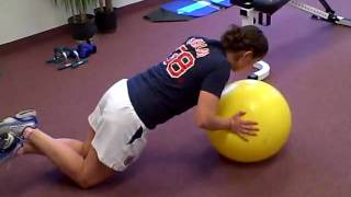 Stability Ball Knee Pushup.AVI