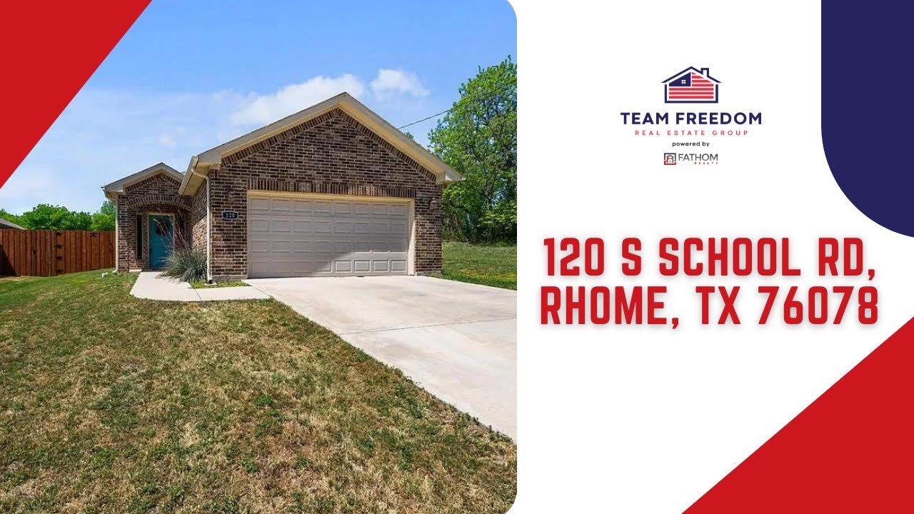 120 S School Rd, Rhome, TX 76078