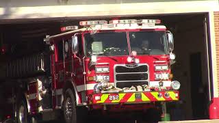 Longwood fire company rescue 25 and engine 25-2 responding to the first call of the year for 2023