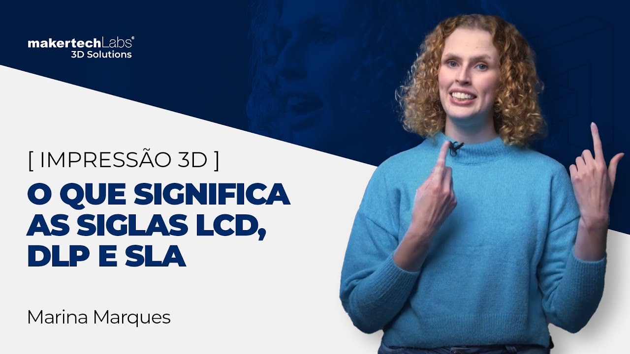 O que significa as siglas LCD, DLP e SLA na Impressão 3D - YouTube