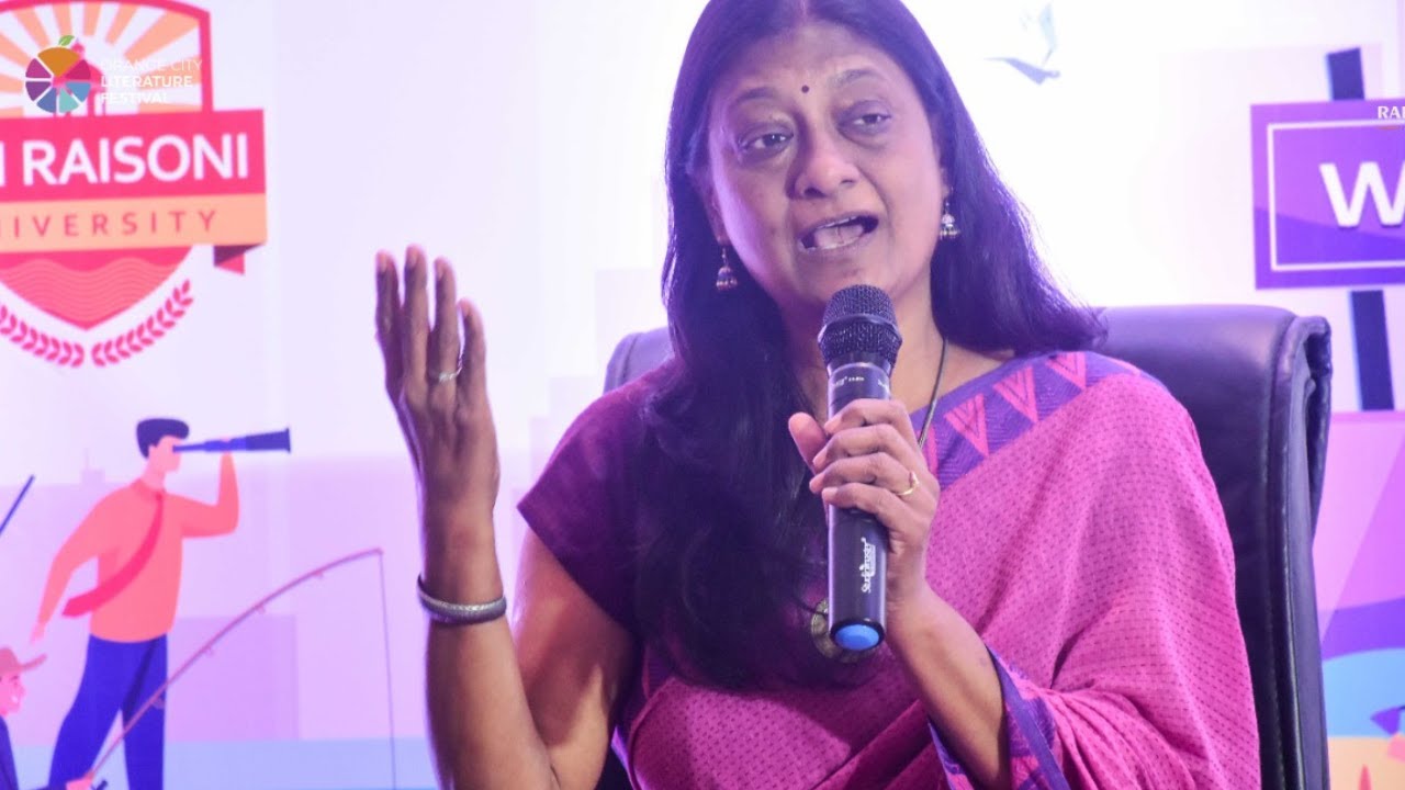 Anuradha Goyal at Orange City Literature Festival, Nagpur