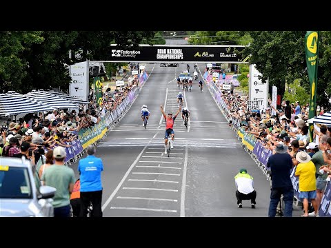 Elite Men Road Race Highlights | 2023 Federation University Road Nationals