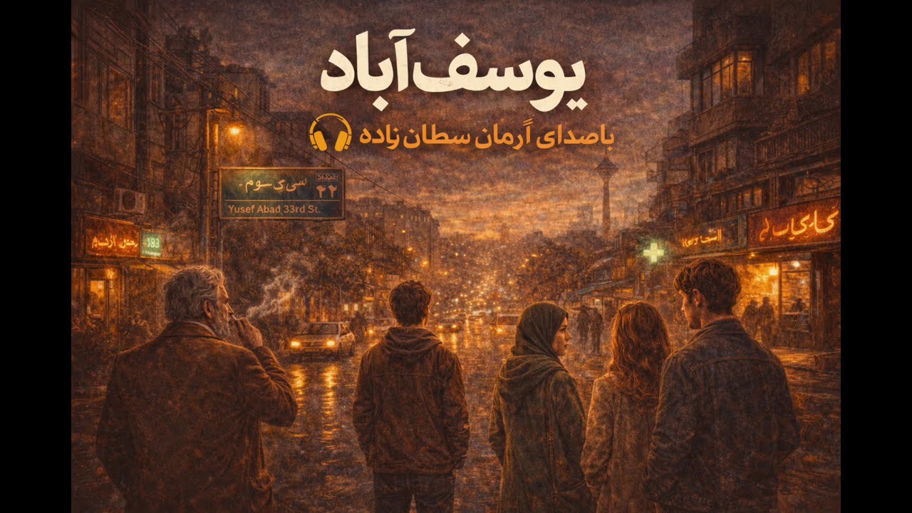 کتاب صوتی یوسف آباد با صدای آرمان سلطان زاده