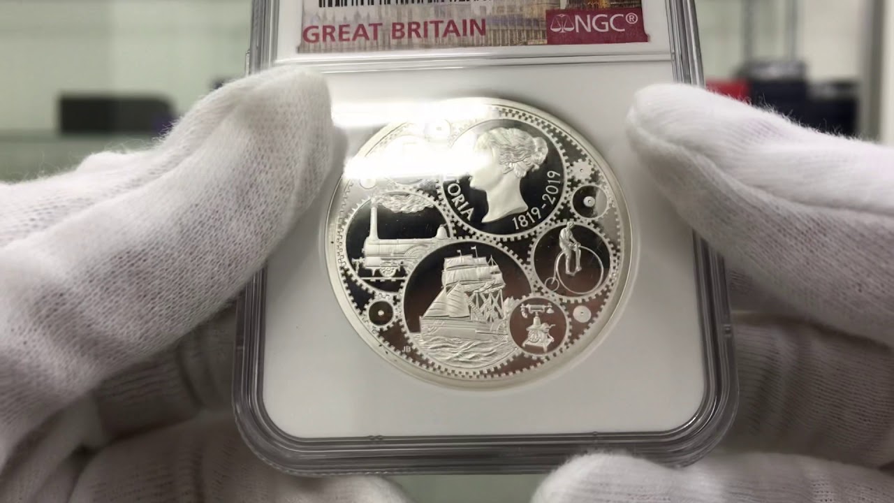 2019 英国 ヴィクトリア女王生誕200周年 5ポンド ピエフォー 銀貨