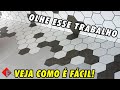 HEXAGONAL COM PORCELANATO VEJA COMO FIZ ESSE TRABALHO FABIO123