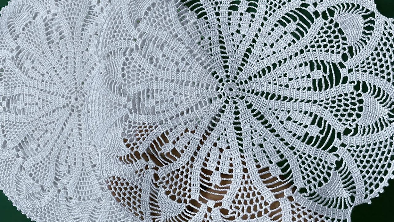 How to Crochet Tablecloth Elegant Designs 🧶