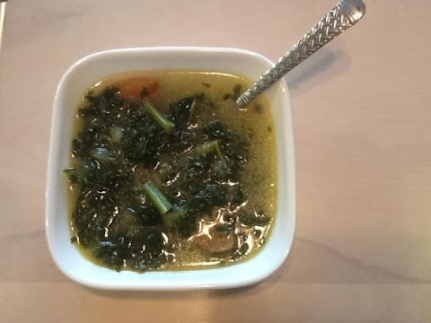 Portugese Kale Sausage Potato Soup Caldo Verde Green Soup-11-08-2015