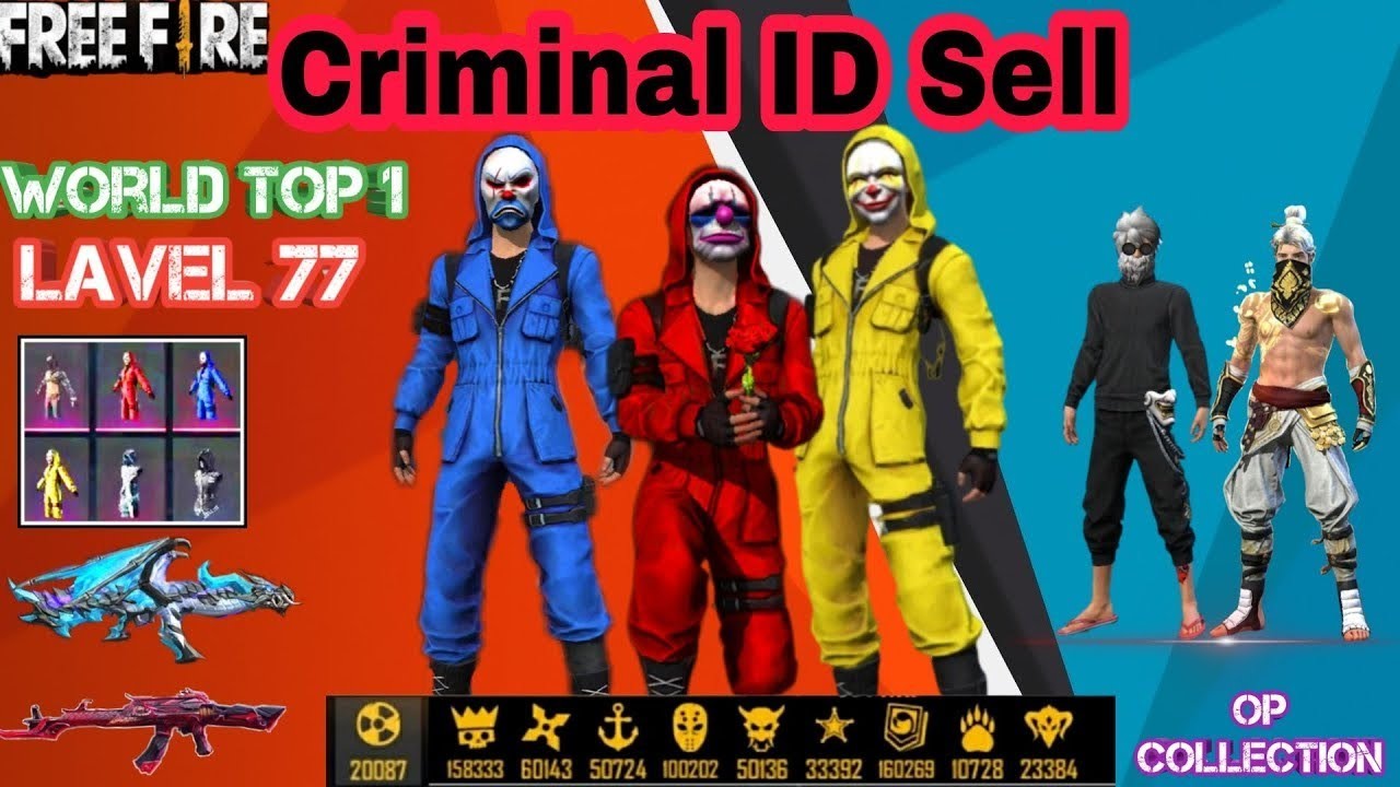 Free Fire Hip Hop id Sell Today/Best Account At Low Price I'd Sell/Old Player I'd Level-76 I'd Sell.
