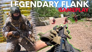 Legendary Battlefield Teamwork!! Flanking the enemy, Airsoft Gameplay.